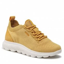 Chaussures Basses Sneakers GEOX - D Spherica A D15NUA 0006K C2006 Dk Yellow Jaune