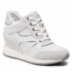 Chaussures Basses Sneakers GEOX - D Nydame A D250QA 08522 C1352 White/Off White Blanc