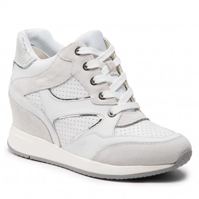 Chaussures Basses Sneakers GEOX - D Nydame A D250QA 08522 C1352 White/Off White Blanc