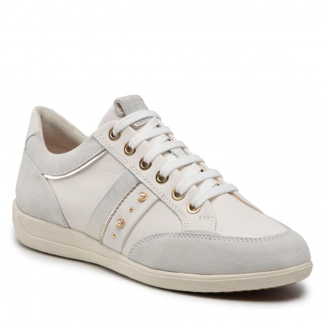 Chaussures Basses Sneakers GEOX - D Myria B D2568B 08522 C1002 Off White Blanc