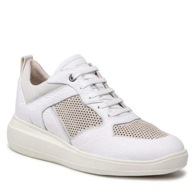 Chaussures Basses Sneakers GEOX - D Rubidia A D25APA 04622 C1002 Off White Blanc