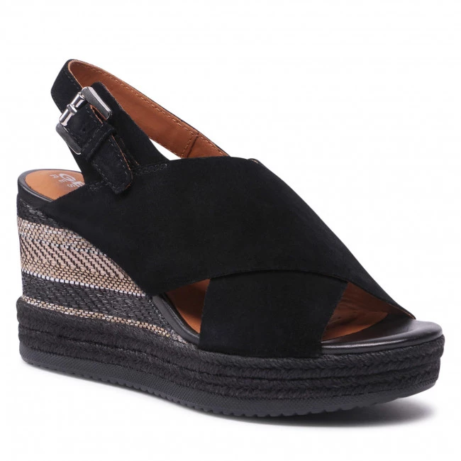 Mules Et Sandales Espadrilles GEOX - D Ponza A D25GVA 00022 C9999 Black Noir