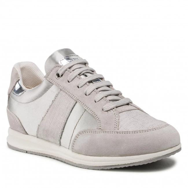 Chaussures Basses Sneakers GEOX - D Avery A D25H5A 01222 C0898 Silver/Lt Grey Gris