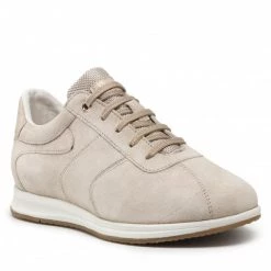 Chaussures Basses Sneakers GEOX - D Avery B D25H5B 022Z0 CH65F Lt Taupe/Camel Beige
