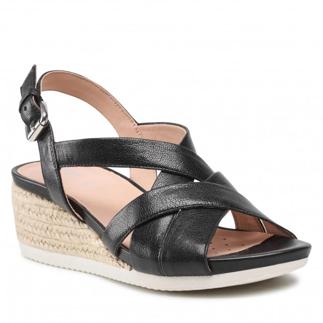 Mules Et Sandales Espadrilles GEOX - D Ischia Corda C D25HHC 000TU C9999 Black Noir