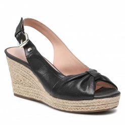 Mules Et Sandales Espadrilles GEOX - D Soleil B D25N7B 000TU C9999 Black Noir