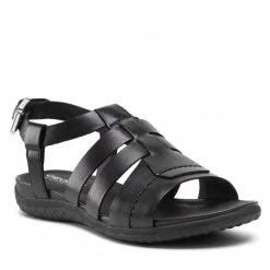 Mules Et Sandales Sandales GEOX - D S. Vega D D25R6D 00043 C9999 Black Noir