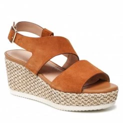 Mules Et Sandales Sandales GEOX - D Lipari E D25SME 00022 C6001 Cognac Marron