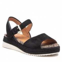 Mules Et Sandales Espadrilles GEOX - D Eolie E D25SRE 00021 C9997 Noir Noir