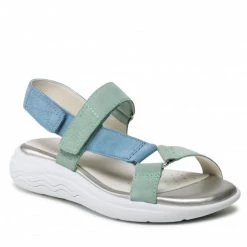 Mules Et Sandales Sandales GEOX - D Spherica Ec5w A D25ADA 00022 C4F4A Bluette/Aqua Multicolore, Vert