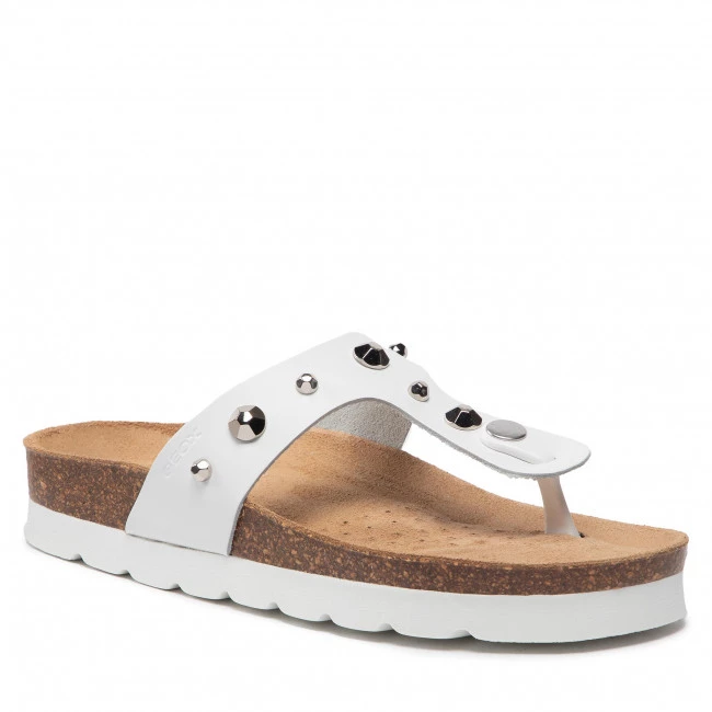 Mules Et Sandales Tongs GEOX - D Brionia High D D25SYD 0003C C1000 White Blanc