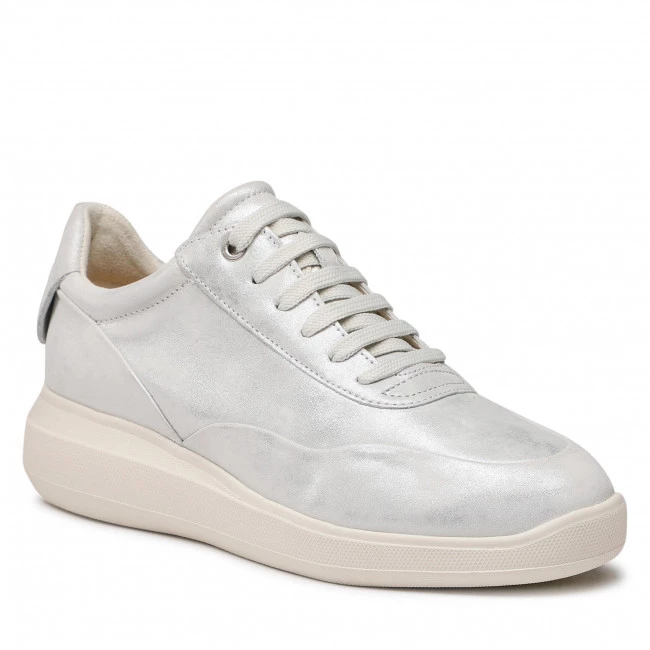 Chaussures Basses Sneakers GEOX - D Rubidia A D84APA 000AA C1007 Silver Argent