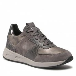 Chaussures Basses Sneakers GEOX - D Bulmya A D25NQA 022BN C9F1G Dk Grey/Gun Gris