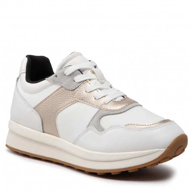 Chaussures Basses Sneakers GEOX - D Runntix B D25RRB 085FU C1000 White Blanc