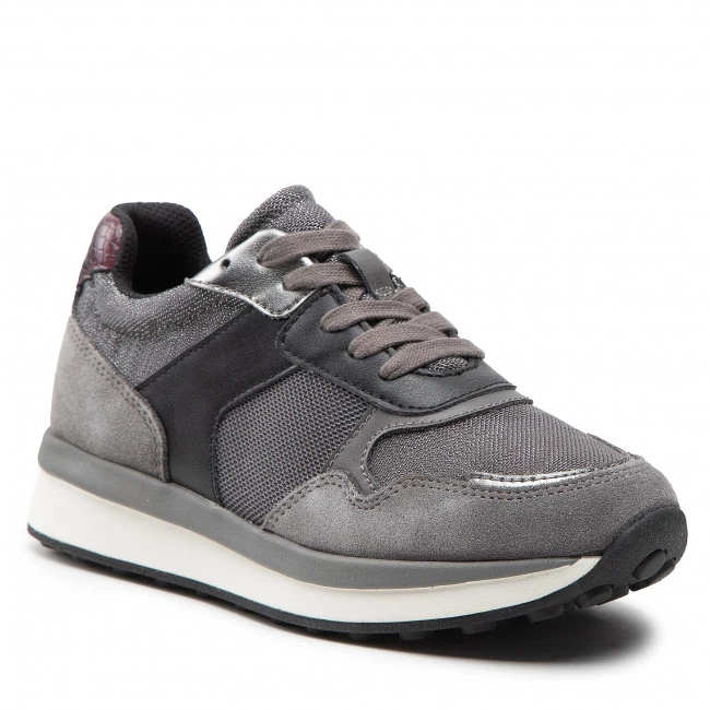 Chaussures Basses Sneakers GEOX - D Runntix B-D25RRB 0AS22 C9002 Dk Grey Gris