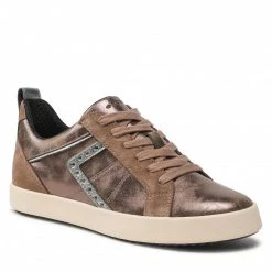 Chaussures Basses Sneakers GEOX - D Blomiee A D266HA 0AJ22 C5005 Dk Beige Marron