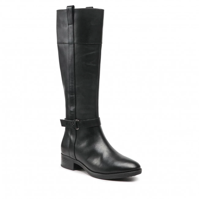Bottes Et Autres Bottes Cavalières GEOX - D Felicity B D26G1B 00043 C9999 Black Noir