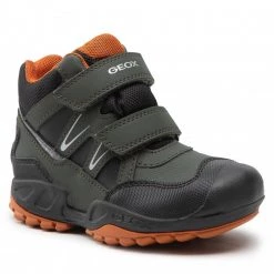 Bottes Et Autres Bottes De Neige GEOX - J N.Savage B.B Abx B J261WA 0CEFU CA37L S Black/Fluo Yellow Noir