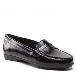 Chaussures Basses Mocassins GEOX - D Elidia A D642TA 00067 C9999 Black Noir