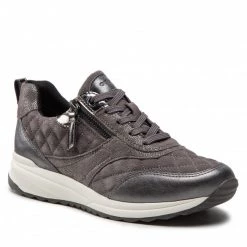 Chaussures Basses Sneakers GEOX - D Airell A D262SA 022CF C9002 Dk Grey Gris