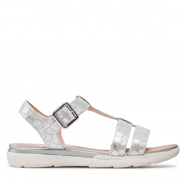 Mules Et Sandales Sandales GEOX - D S.Hiver B D02GZB 00040 C1007 Silver Argent – Image 2