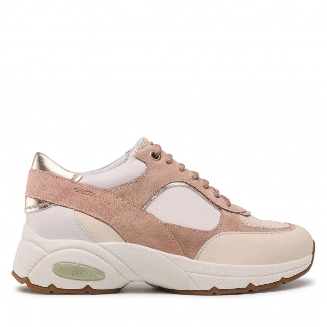 Chaussures Basses Sneakers GEOX - D Alhour A D15FGA 02285 C5Q1Q Dk Skin/Off White Multicolore, Rose â Image 2