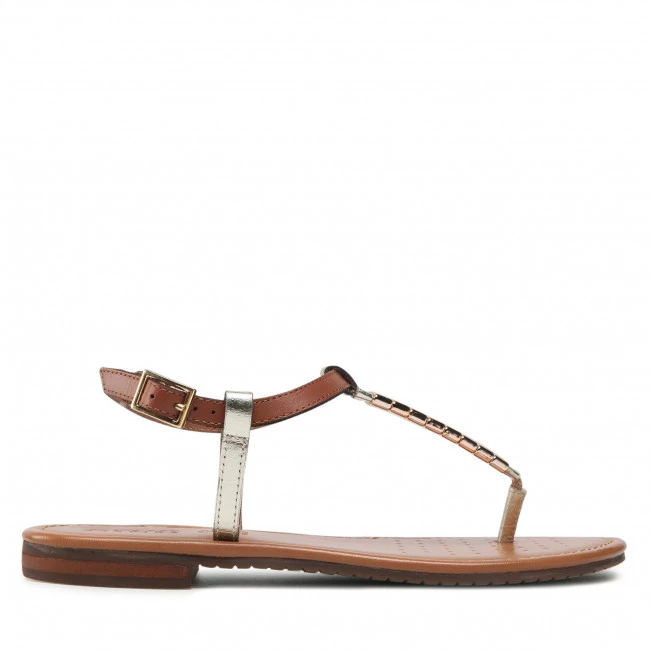 Mules Et Sandales Sandales GEOX - D Sozy S N D25LXN 043CF C6036 Nrown/Lt Gold Marron â Image 2