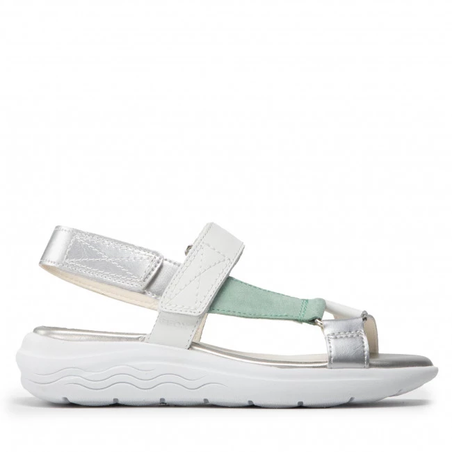 Mules Et Sandales Sandales GEOX - D Spherica Ec5w A D25ADA 04322 C1548 White/Mint Blanc, Multicolore â Image 2