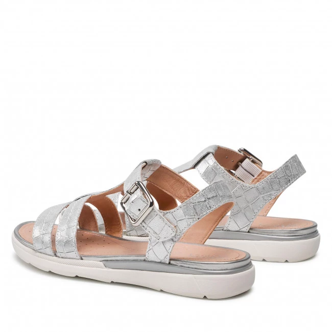 Mules Et Sandales Sandales GEOX - D S.Hiver B D02GZB 00040 C1007 Silver Argent – Image 3