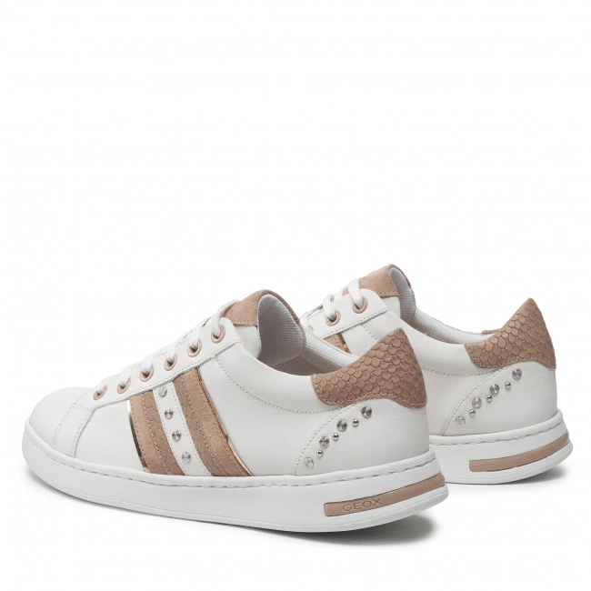 Chaussures Basses Sneakers GEOX - D Jaysen A D151BA 08541 C1Z5QD White/Dk Skin Blanc â Image 3