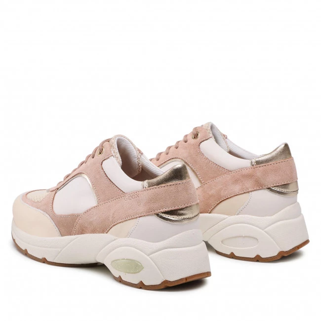 Chaussures Basses Sneakers GEOX - D Alhour A D15FGA 02285 C5Q1Q Dk Skin/Off White Multicolore, Rose â Image 3