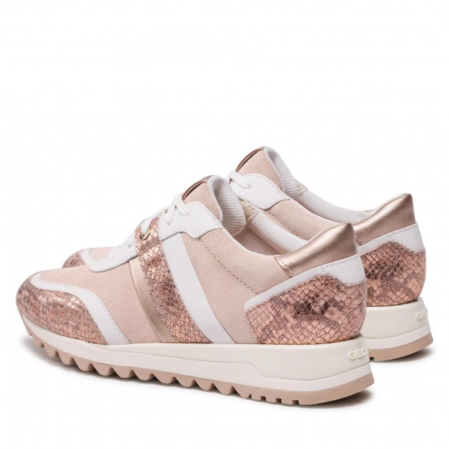 Chaussures Basses Sneakers GEOX - D Tabelya A D16AQA 085RY C1ZH8 White/Rose Gold Beige â Image 3