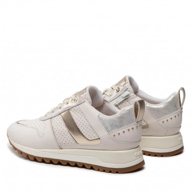 Chaussures Basses Sneakers GEOX - D Tabelya A D25AQA 085AA C1Q2L Off White/Lt Gold Blanc â Image 3