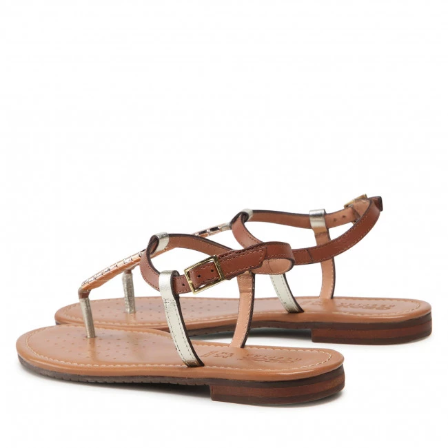 Mules Et Sandales Sandales GEOX - D Sozy S N D25LXN 043CF C6036 Nrown/Lt Gold Marron â Image 3
