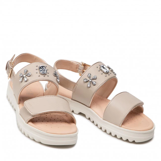 Mules Et Sandales Sandales GEOX - J S.Coralie G.C J026EC 0BCHI C5000 S Beige Beige – Image 5