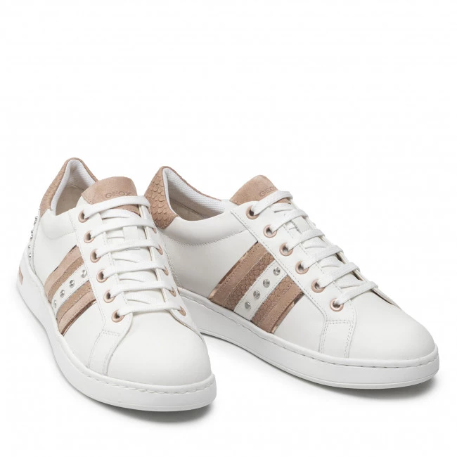 Chaussures Basses Sneakers GEOX - D Jaysen A D151BA 08541 C1Z5QD White/Dk Skin Blanc â Image 5