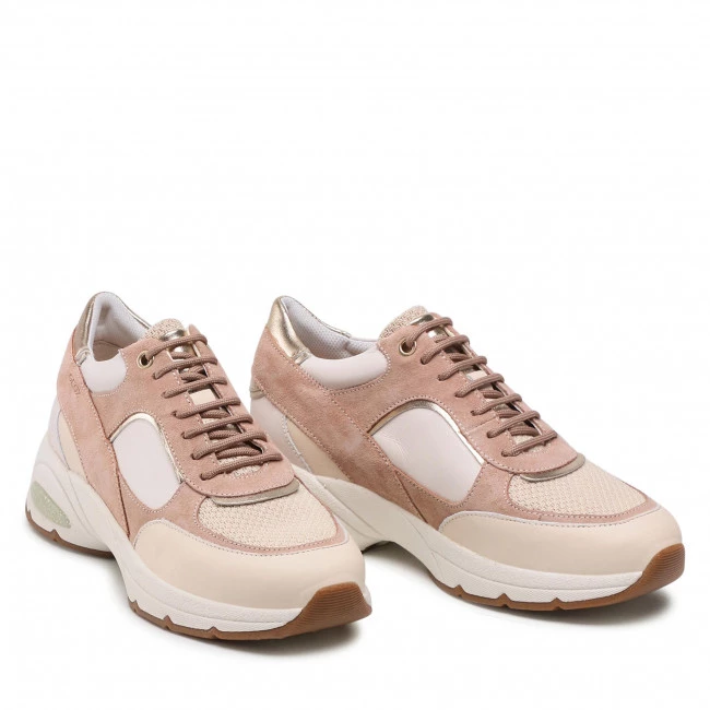 Chaussures Basses Sneakers GEOX - D Alhour A D15FGA 02285 C5Q1Q Dk Skin/Off White Multicolore, Rose â Image 5