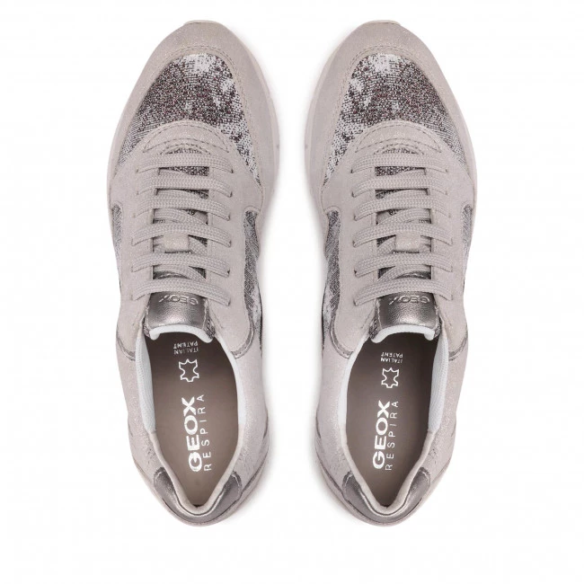 Chaussures Basses Sneakers GEOX - A Sukie B D16F2B 077EW C1000 White Gris â Image 5