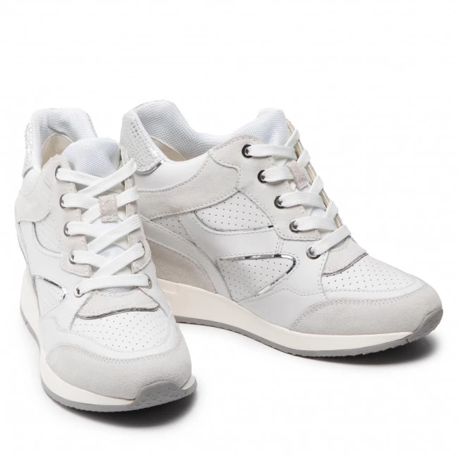 Chaussures Basses Sneakers GEOX - D Nydame A D250QA 08522 C1352 White/Off White Blanc â Image 5
