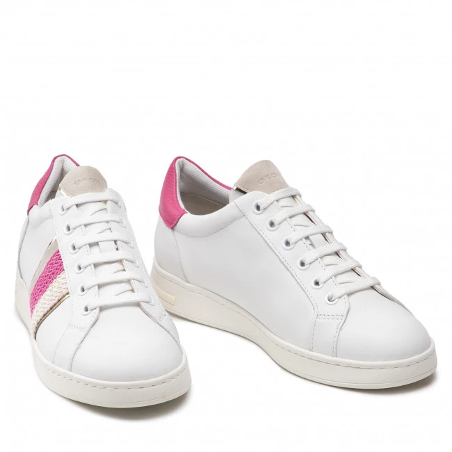 Chaussures Basses Sneakers GEOX - D Jaysen C D251BC 08521 C0563 White/Fuchsia Blanc â Image 5