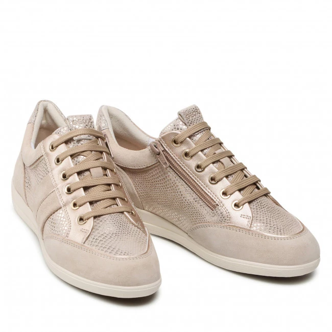 Chaussures Basses Sneakers GEOX - D Myria F D2568F 022MA C6738 Lt Taupe Beige, Or â Image 5