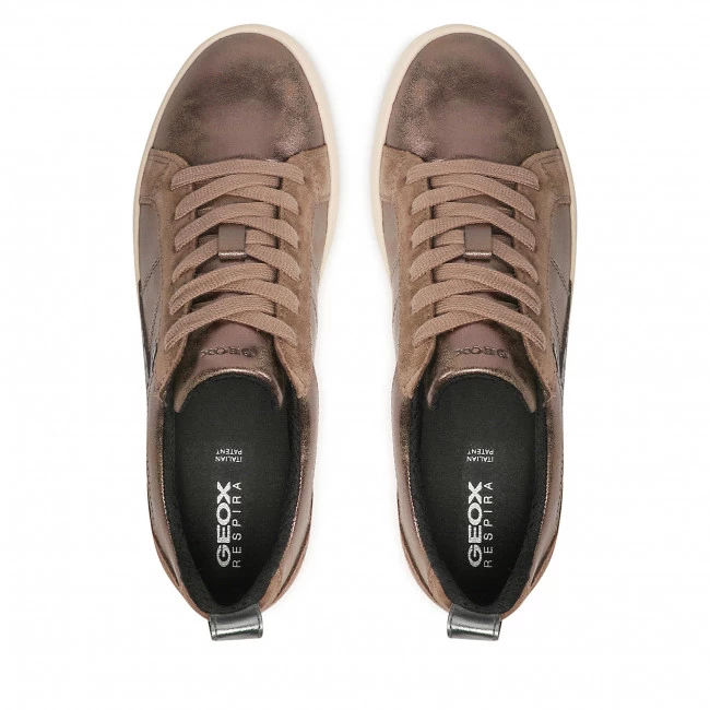 Chaussures Basses Sneakers GEOX - D Blomiee A D266HA 0AJ22 C5005 Dk Beige Marron â Image 5