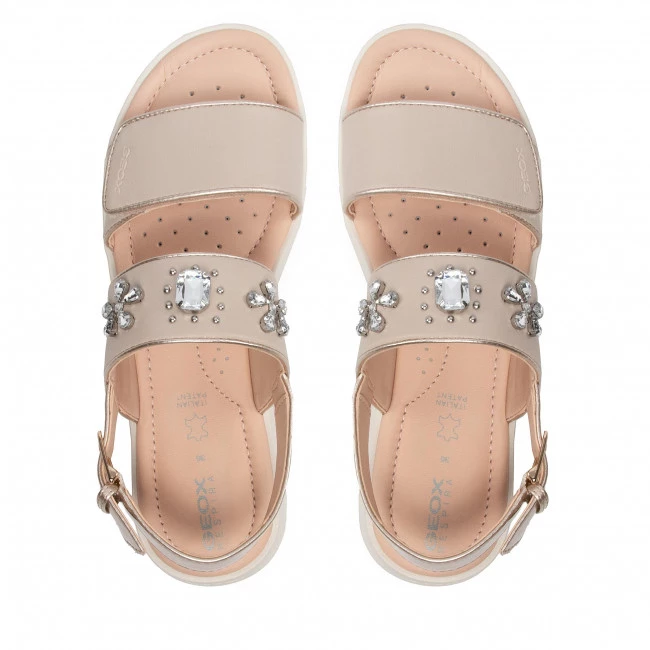 Mules Et Sandales Sandales GEOX - J S.Coralie G.C J026EC 0BCHI C5000 S Beige Beige – Image 6