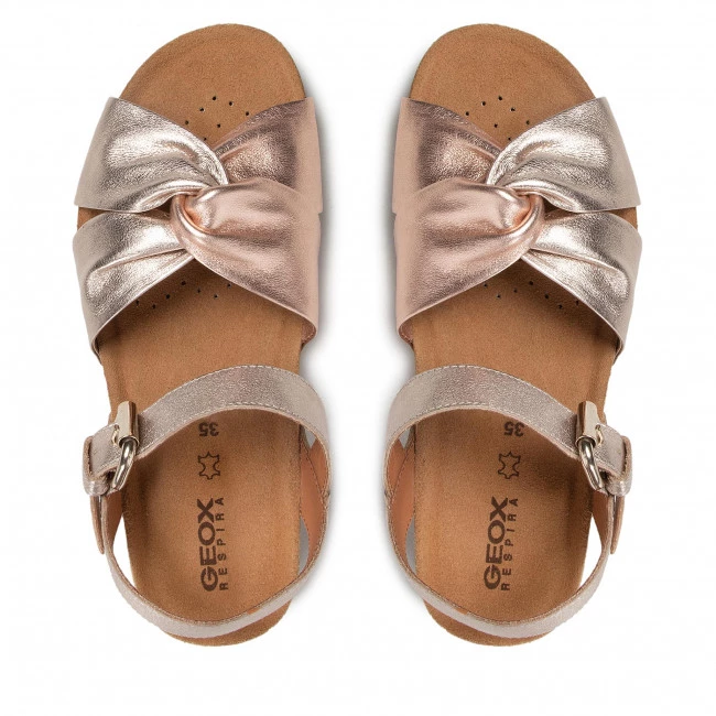 Mules Et Sandales Sandales GEOX - D Spensierata C D25LUC 000CF CB5H8 Champagne/Rose Gold Argent â Image 6