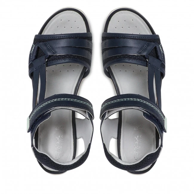Mules Et Sandales Sandales GEOX - D S.Vega B D25R6B 0BC14 CF43U Navy/Lt Green Bleu Marine â Image 6